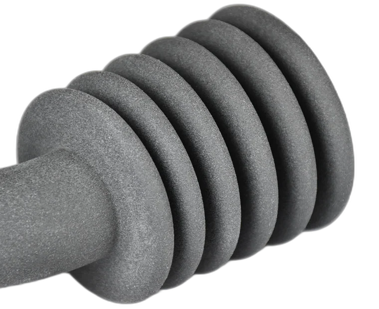 MJF 3D printed TPU 88A flexible bellows showing rubber-like elasticity and abrasion resistance