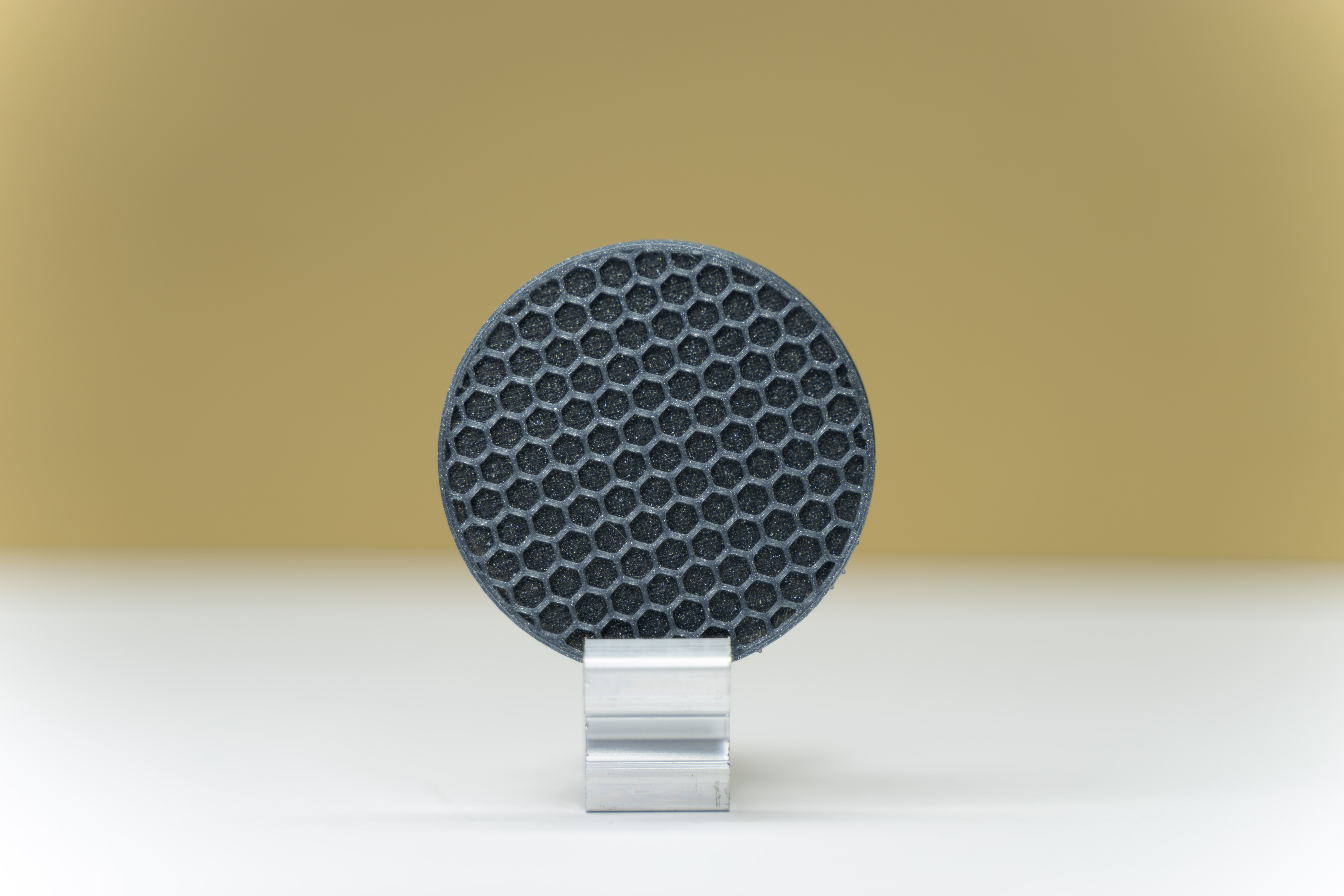 FDM 3D Printed with honeycomb infill